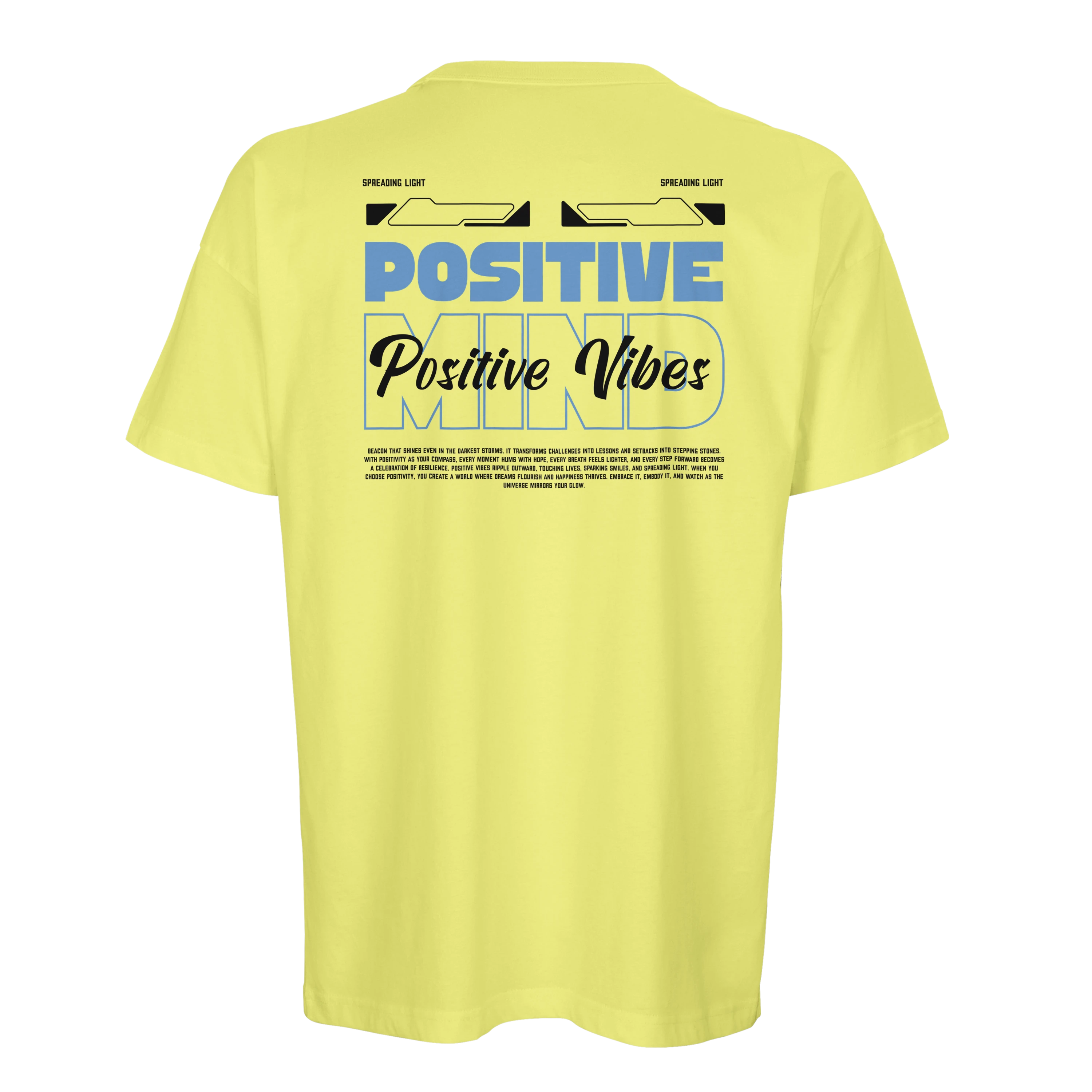Positive.Mind. // Oversized Fit Men // Print Front + Back