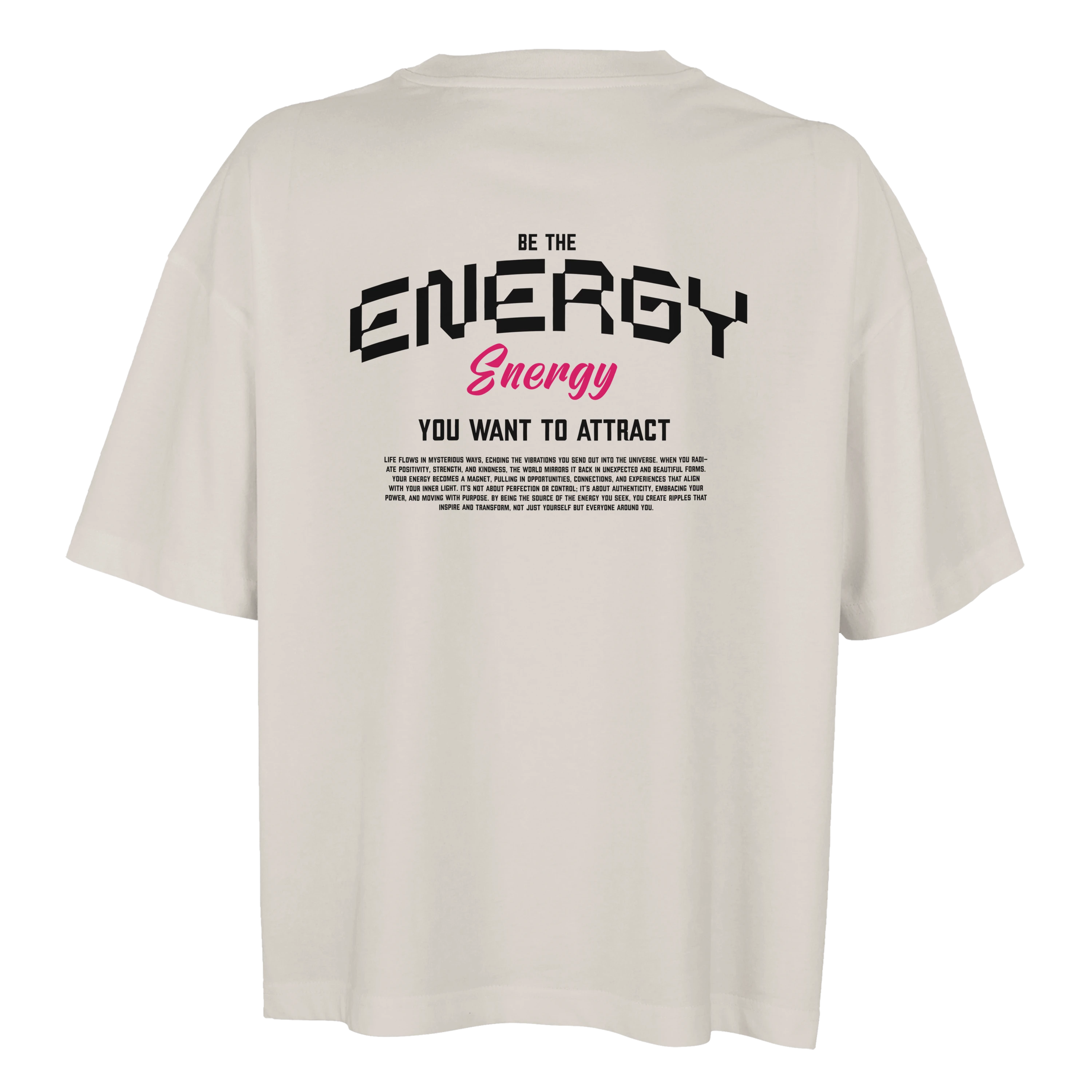 Be.You. // Oversized Fit Women // Print Front + Back