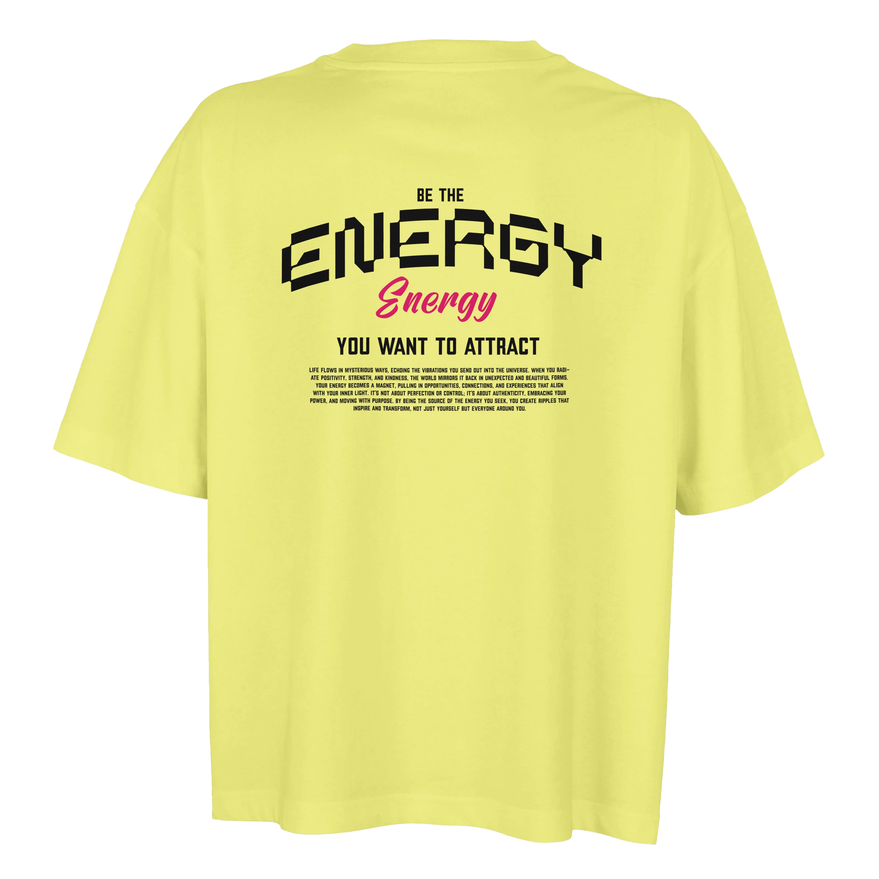 Be.You. // Oversized Fit Women // Print Front + Back