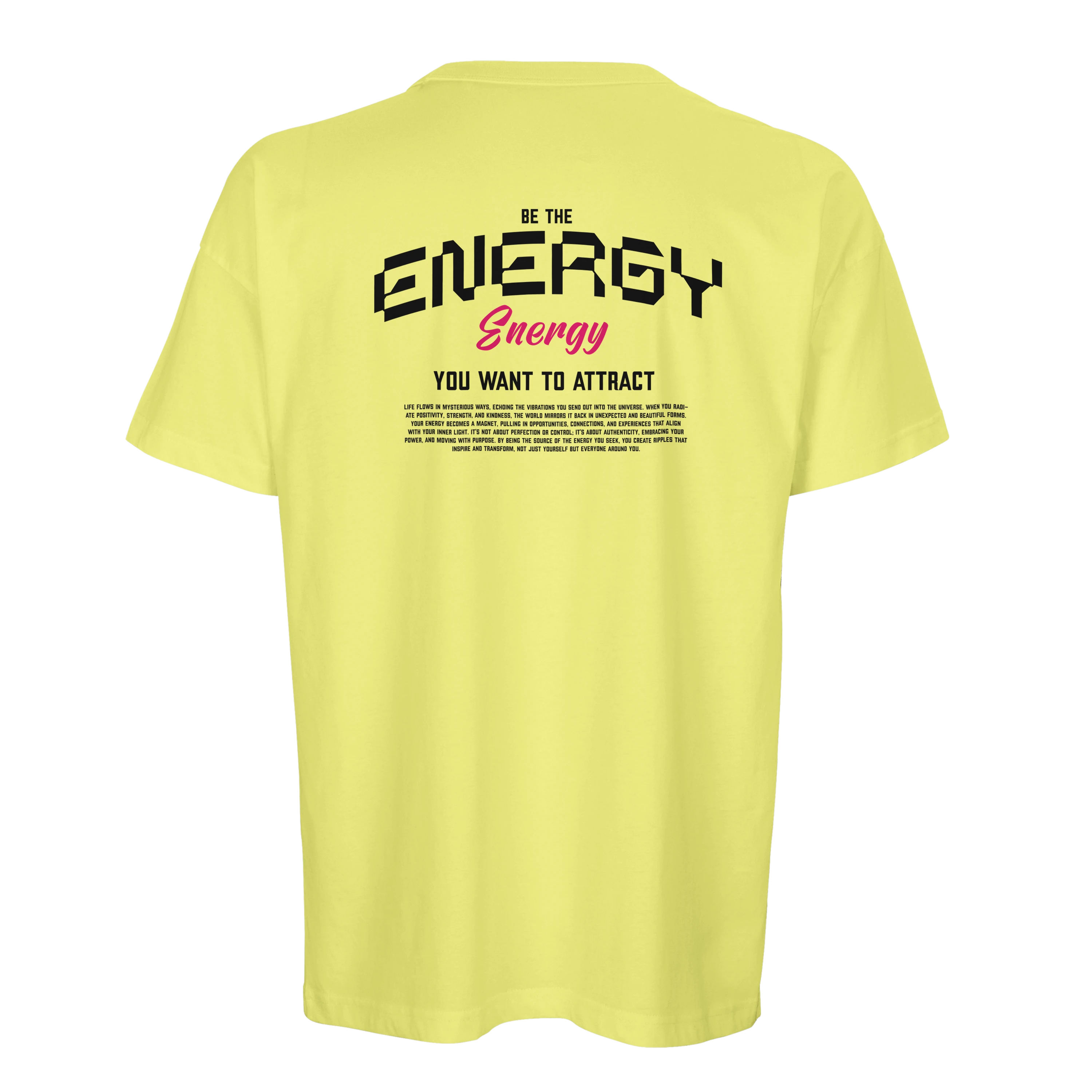 Be.You. // Oversized Fit Men // Print Front + Back