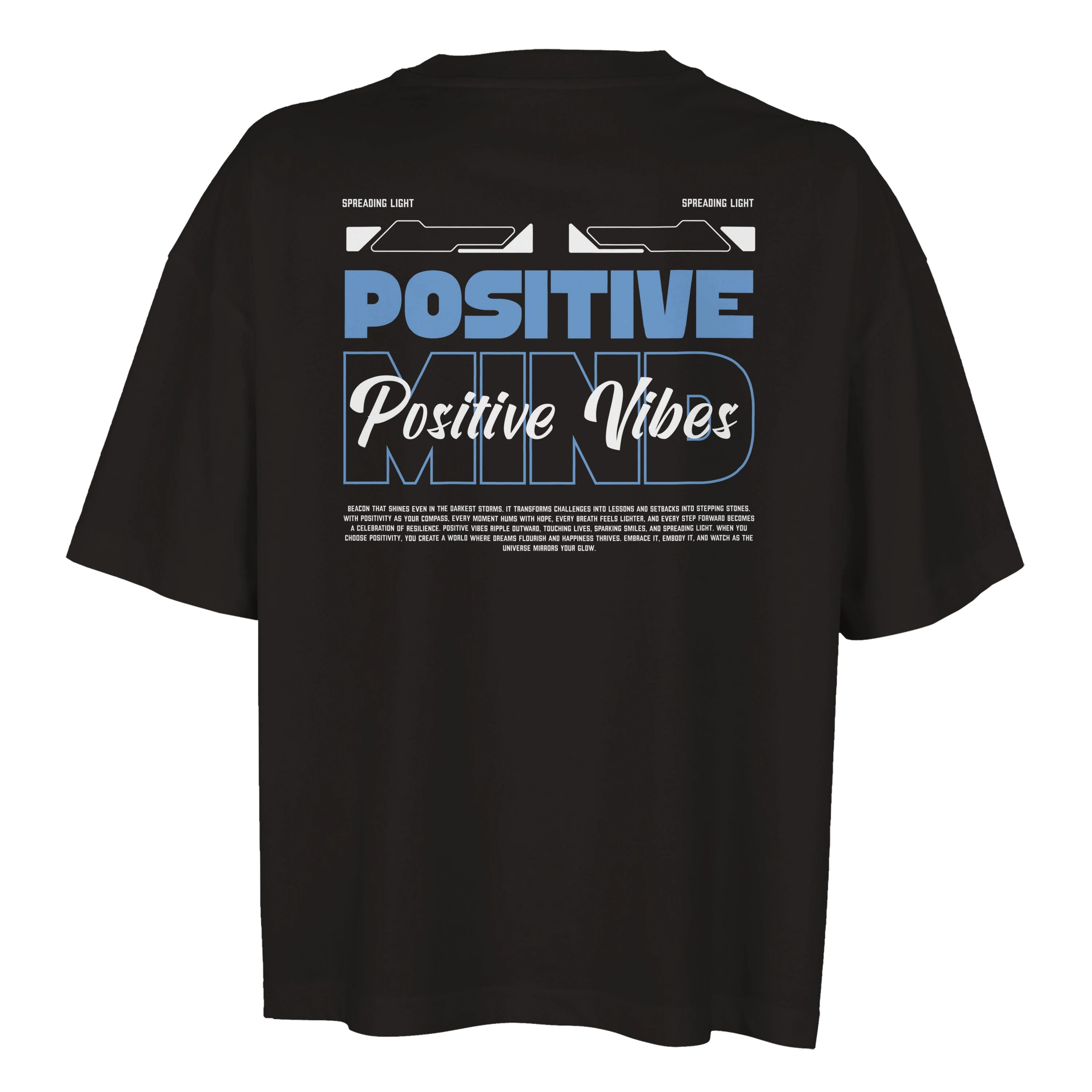 Positive.Mind. // Oversized Fit Women // Print Front + Back