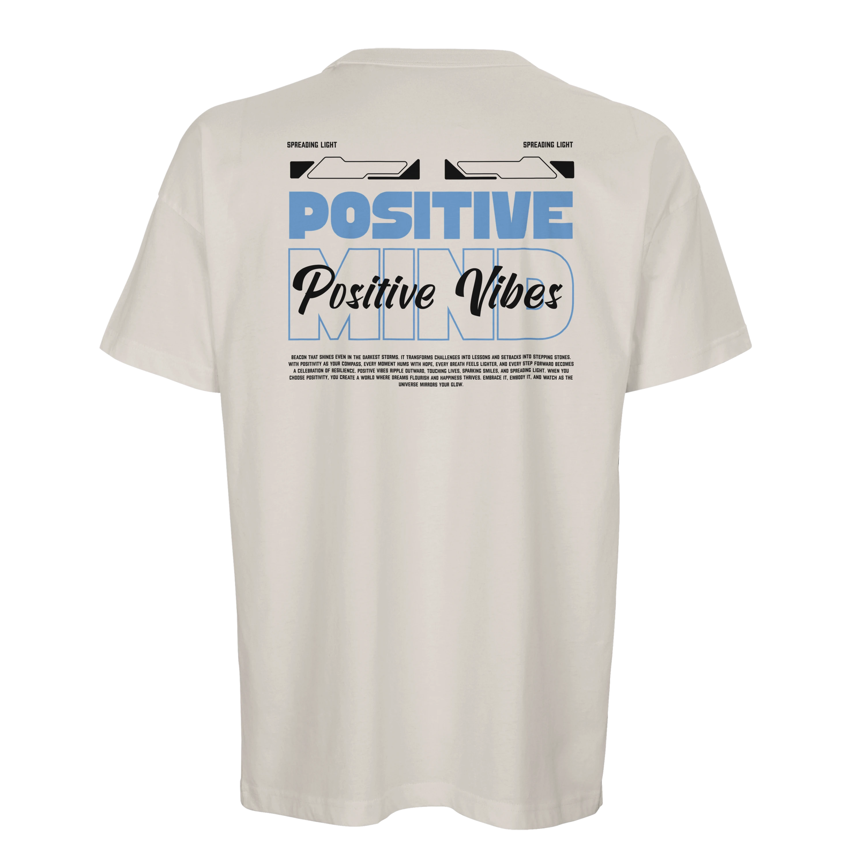 Positive.Mind. // Oversized Fit Men // Print Front + Back