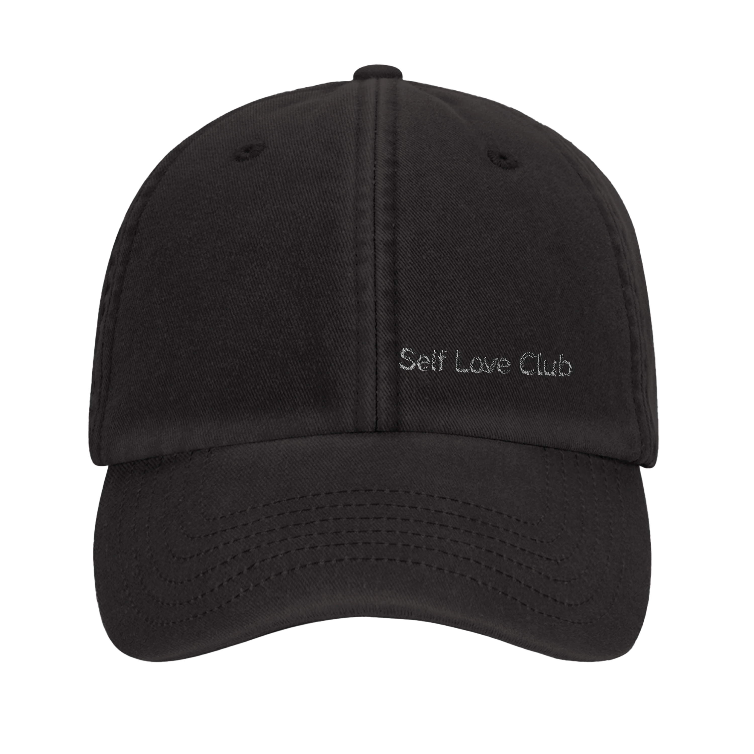 Self.Love.Club // Stick Front // Vintage Cotton Dad Hat | Beechfield B655