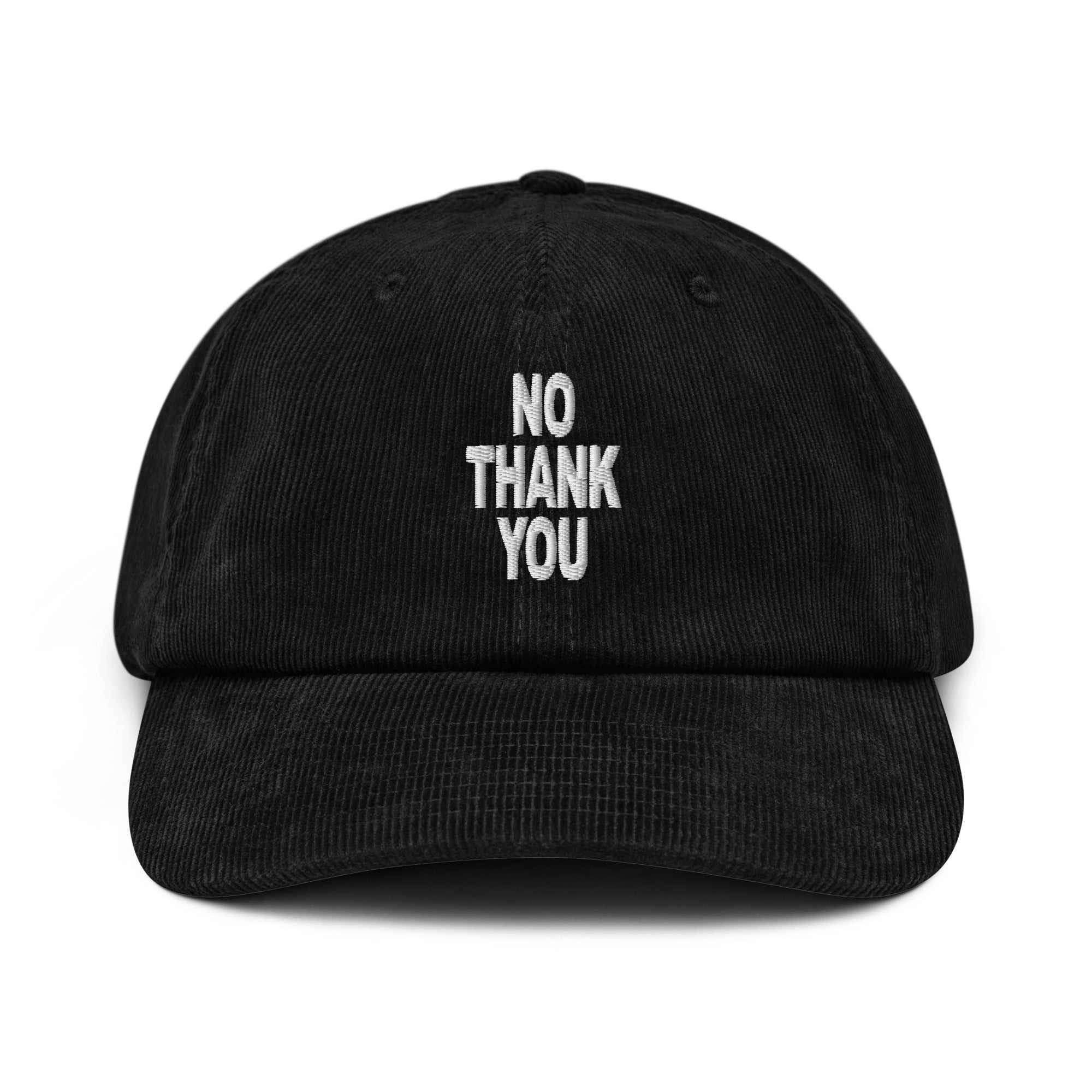 No.thank.you. // Cord-Cap // Stick Front