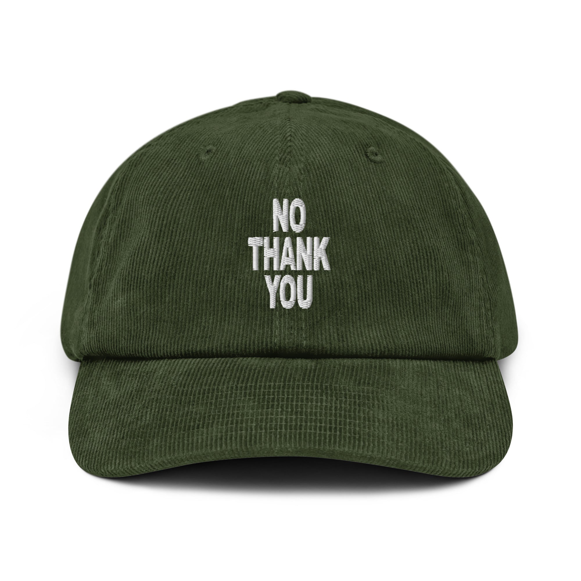 No.thank.you. // Cord-Cap // Stick Front