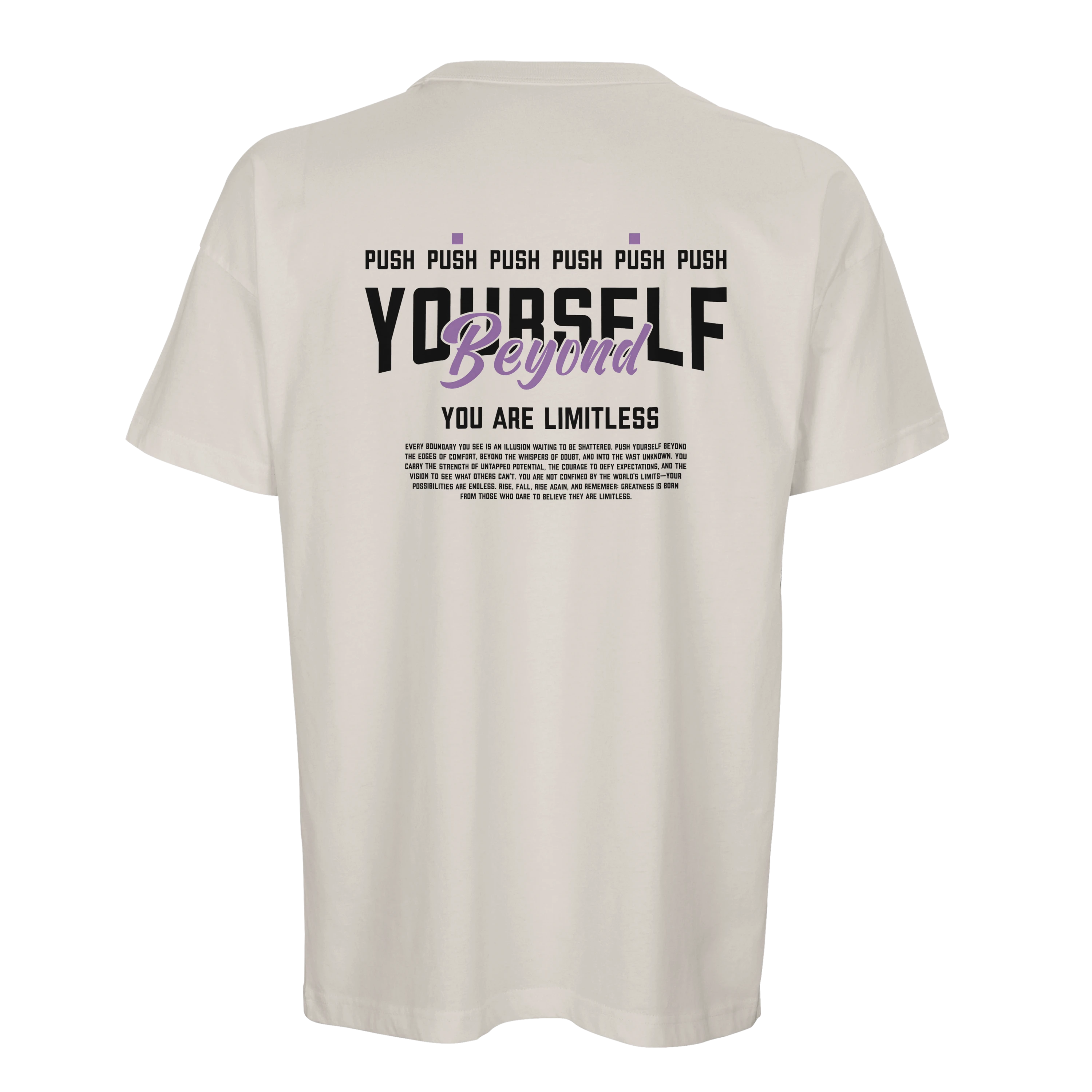 Yourself.Beyond. // Oversized Fit Men // Print Front + Back