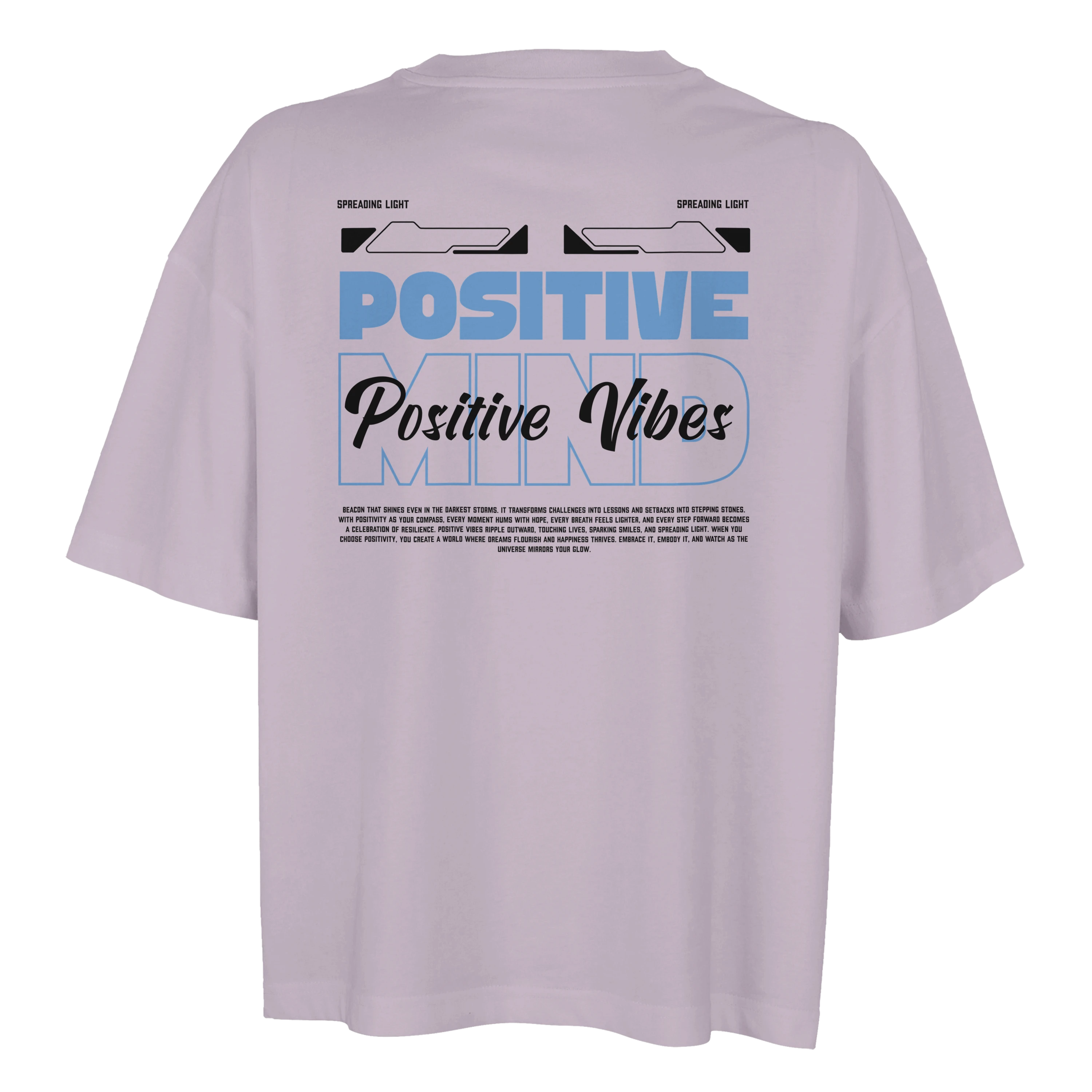 Positive.Mind. // Oversized Fit Women // Print Front + Back
