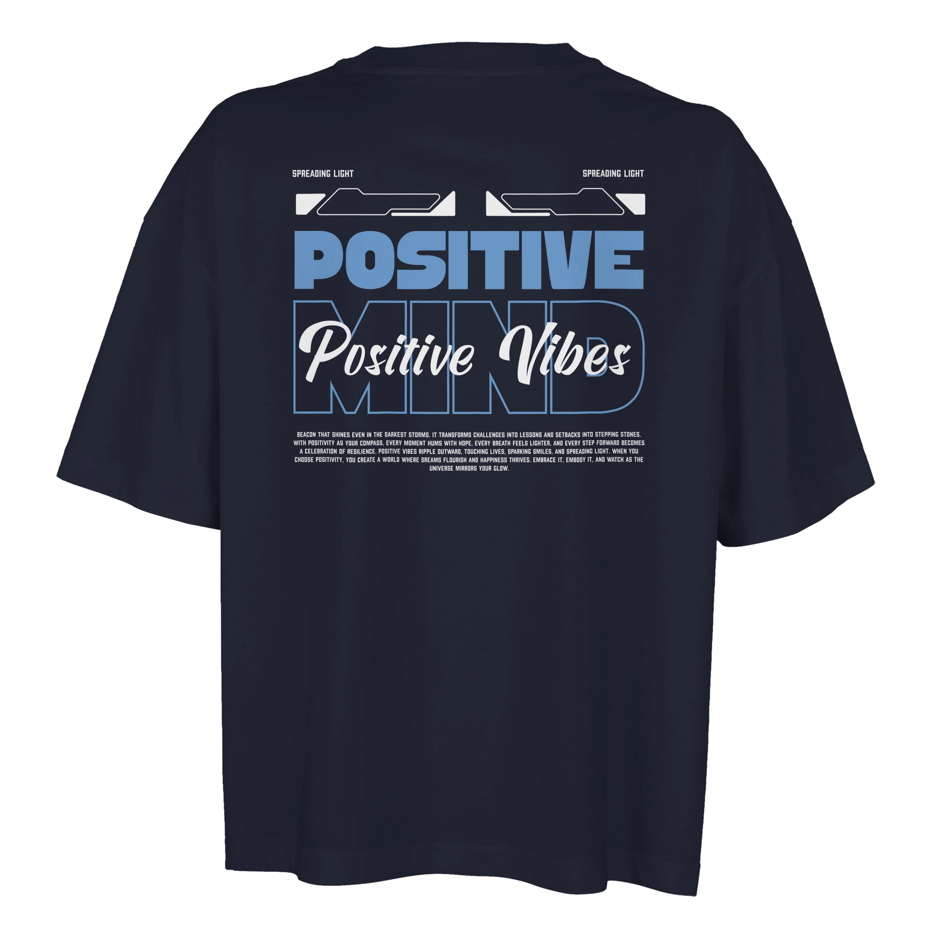 Positive.Mind. // Oversized Fit Women // Print Front + Back