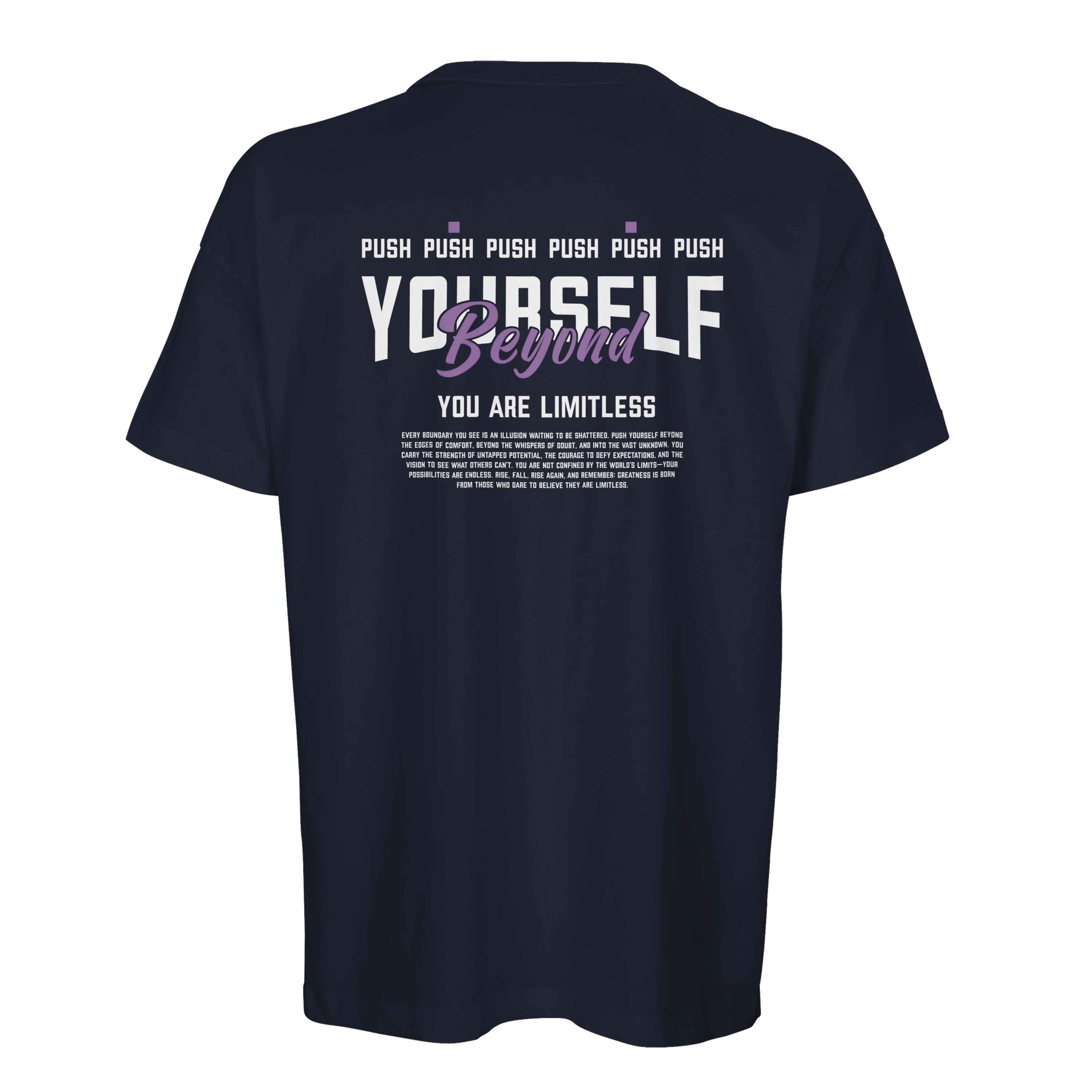 Yourself.Beyond. // Oversized Fit Men // Print Front + Back