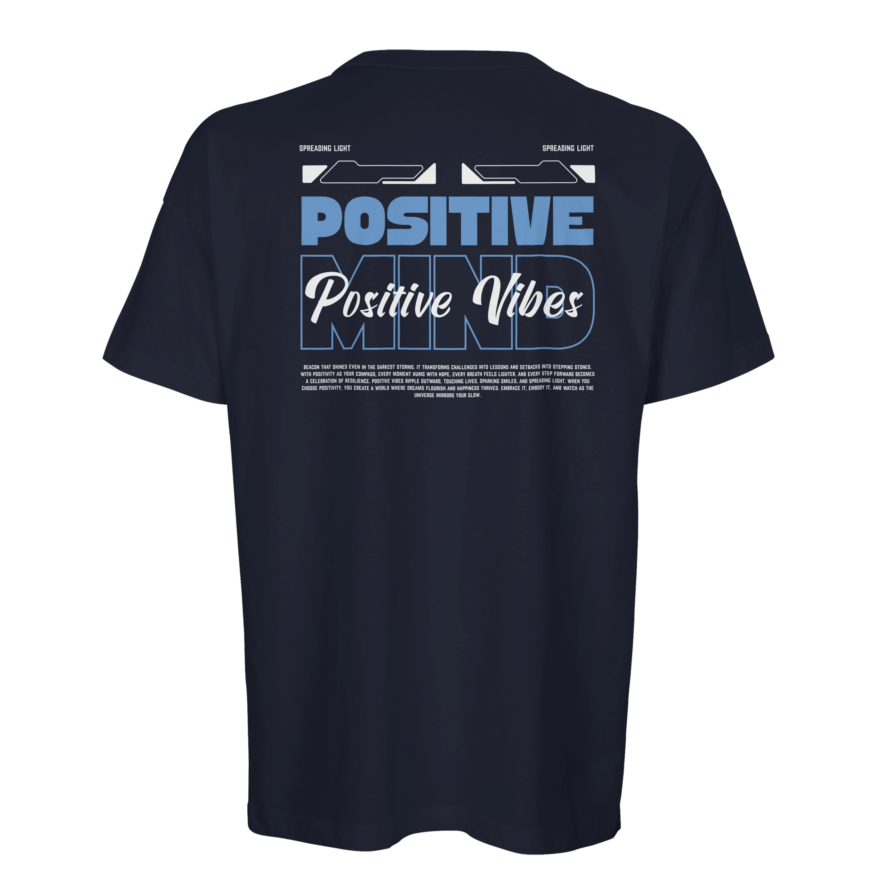 Positive.Mind. // Oversized Fit Men // Print Front + Back
