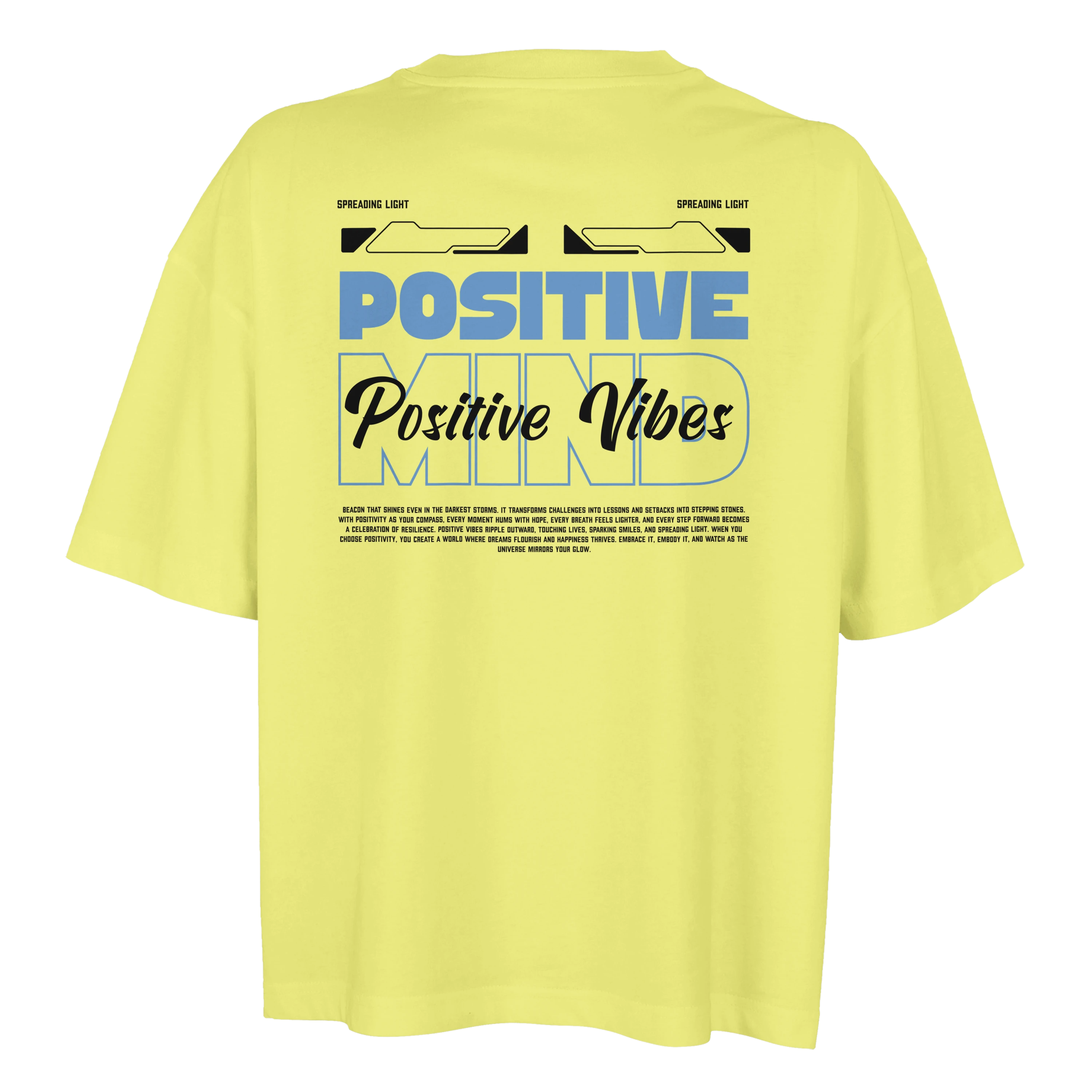 Positive.Mind. // Oversized Fit Women // Print Front + Back