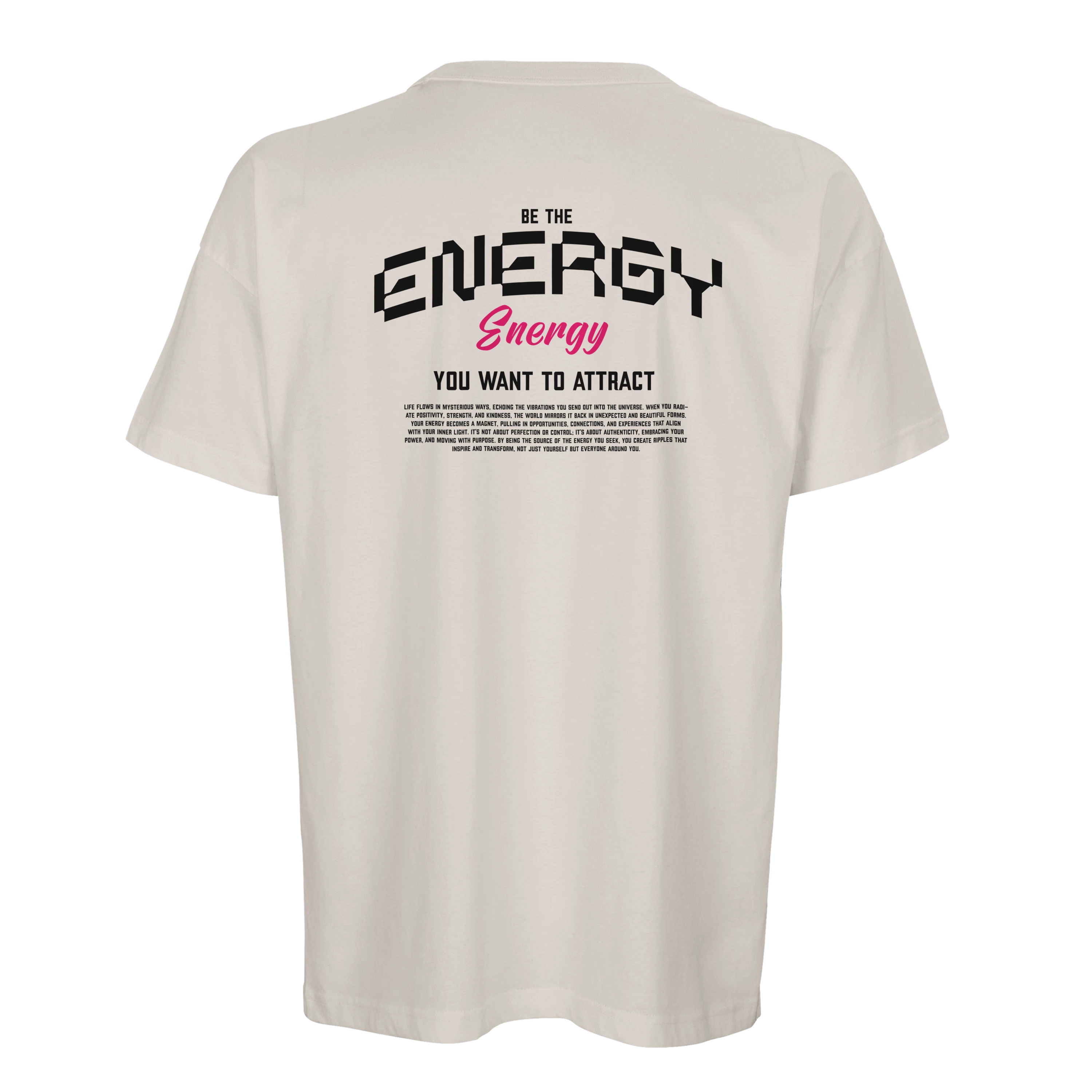 Be.You. // Oversized Fit Men // Print Front + Back