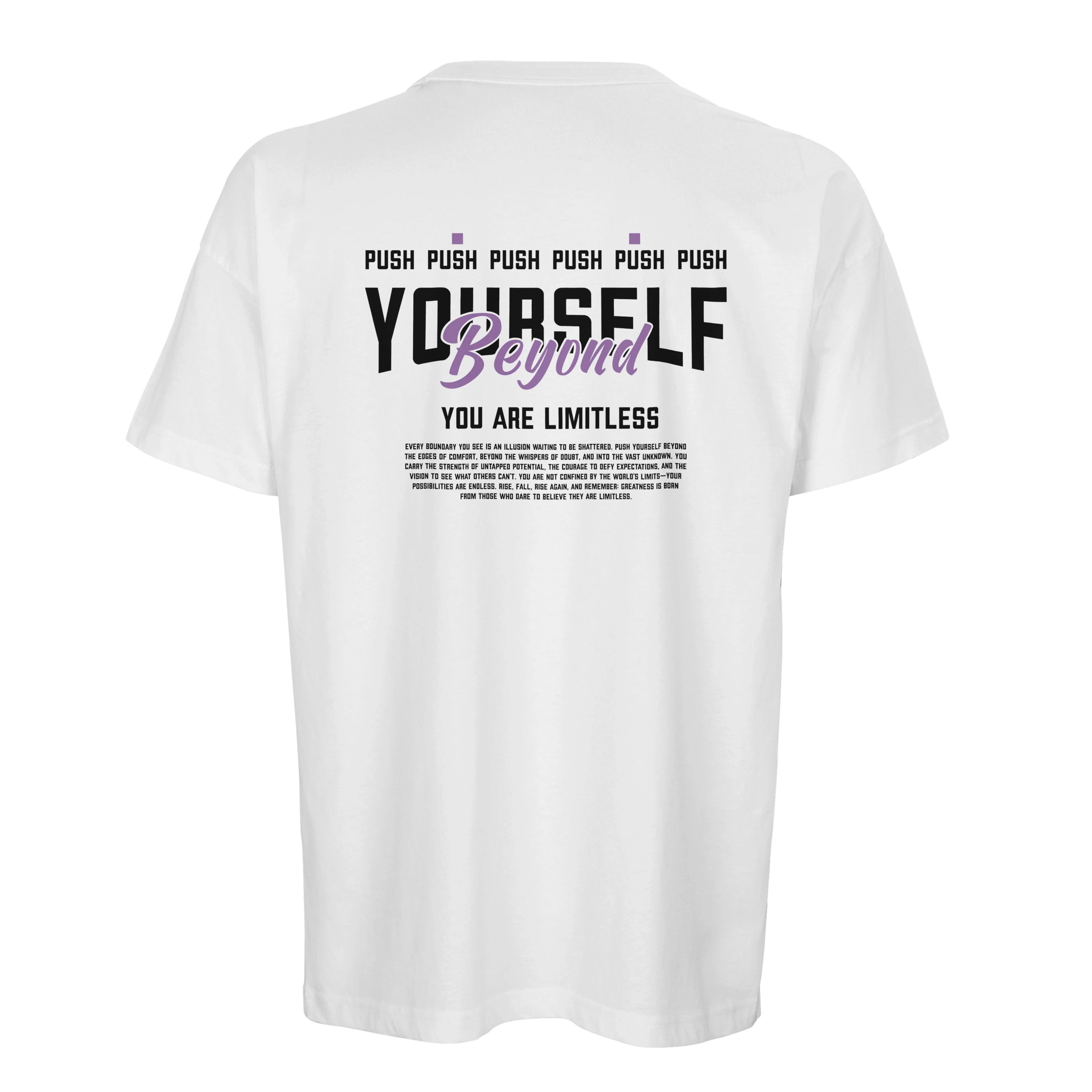 Yourself.Beyond. // Oversized Fit Men // Print Front + Back