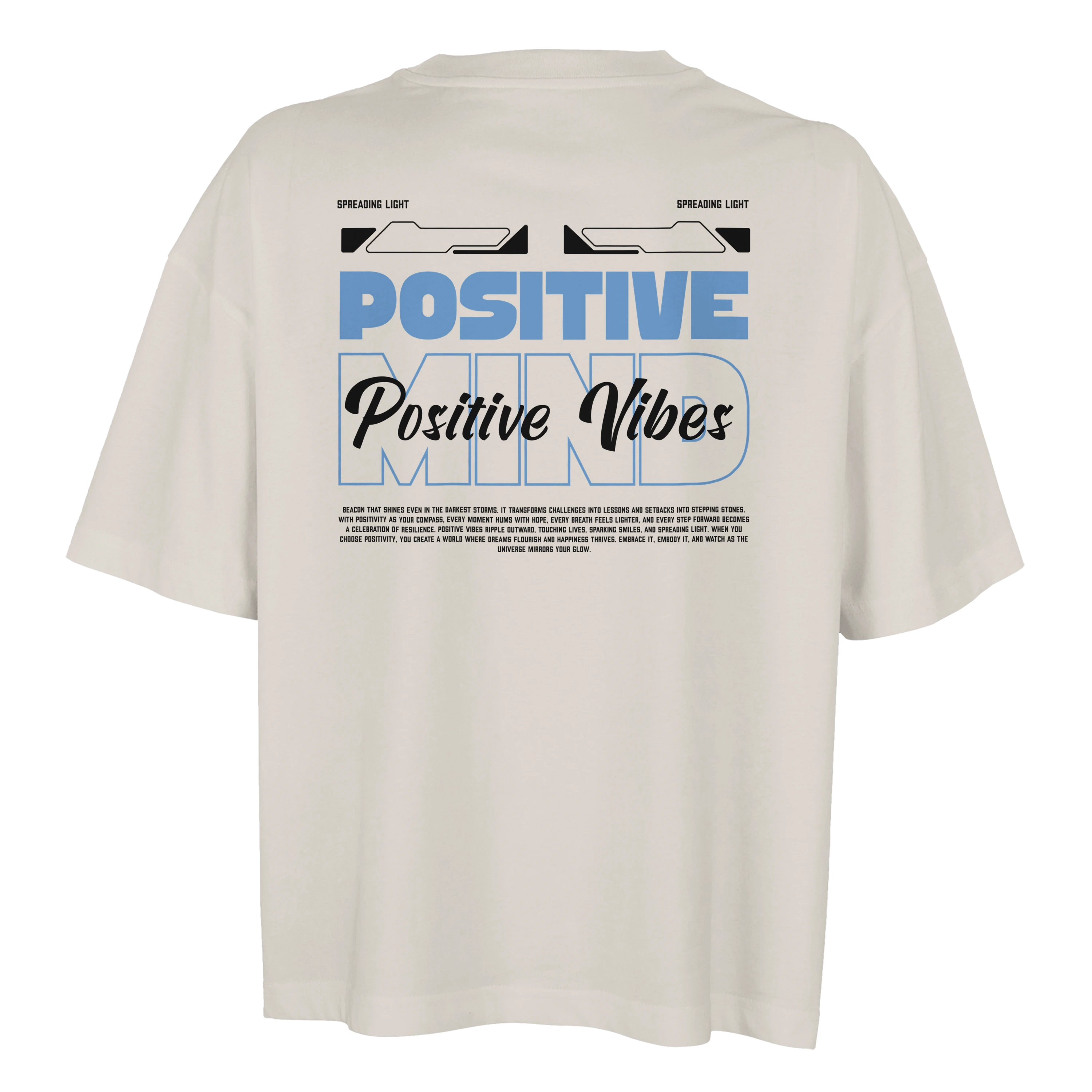 Positive.Mind. // Oversized Fit Women // Print Front + Back
