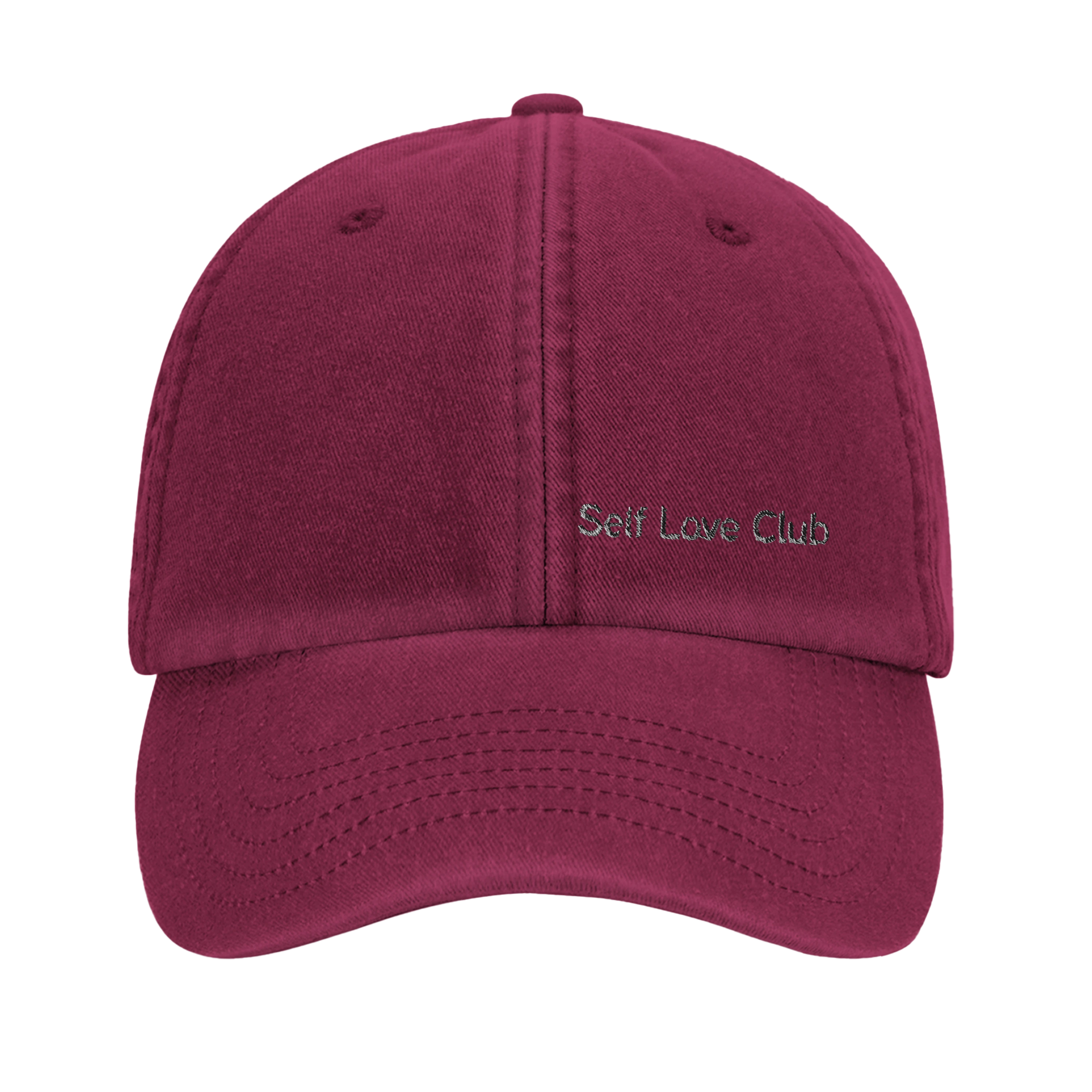 Self.Love.Club // Stick Front // Vintage Cotton Dad Hat | Beechfield B655