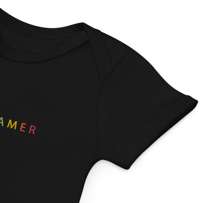 Little.Daydreamer // Babystrampler aus Bio-Baumwolle // Unisex // Stick (Front)