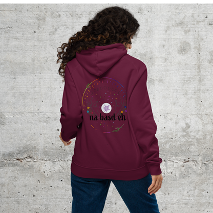 i.glab.dass.ma.wuaschd.is // Unisex Hoodie // Stick (Front + Arm) + Print (Back)