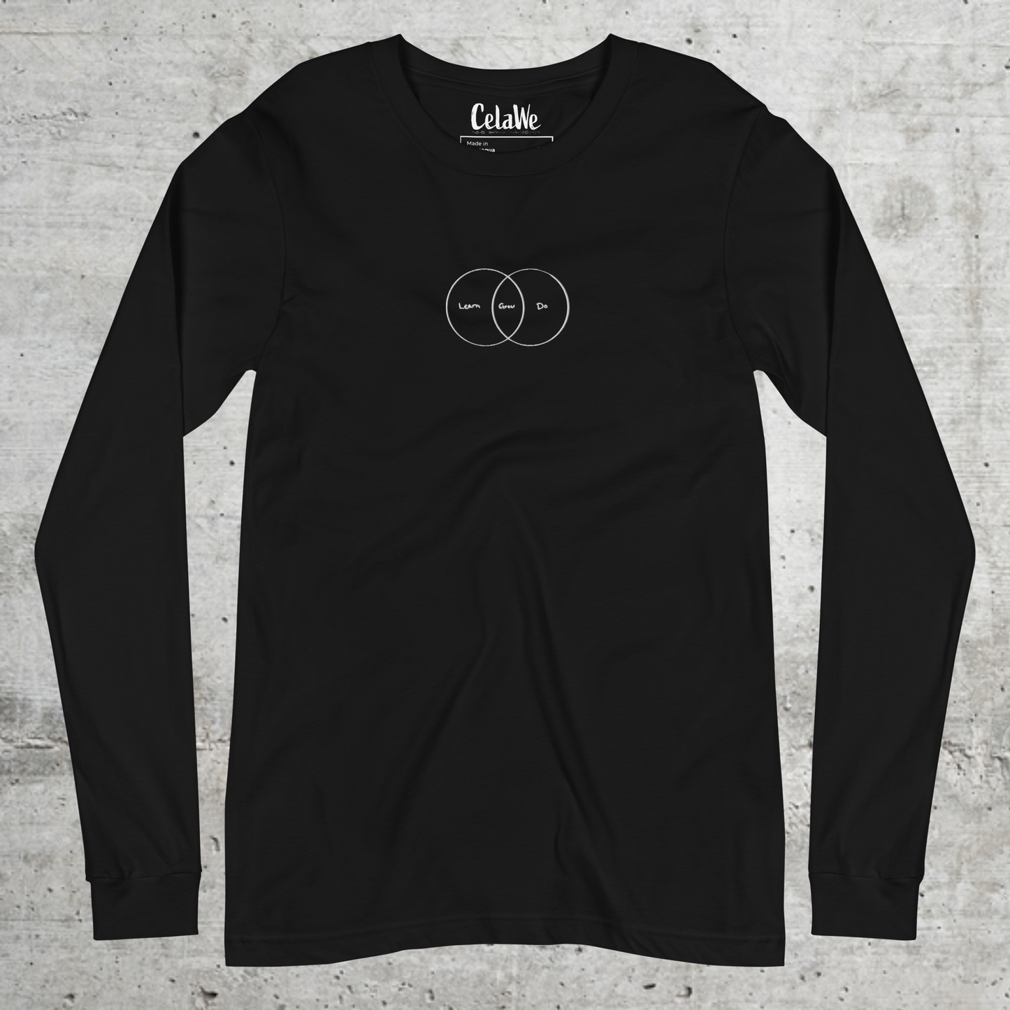 Learn.Grow.Do // Unisex Longsleeve // Stick (Front)