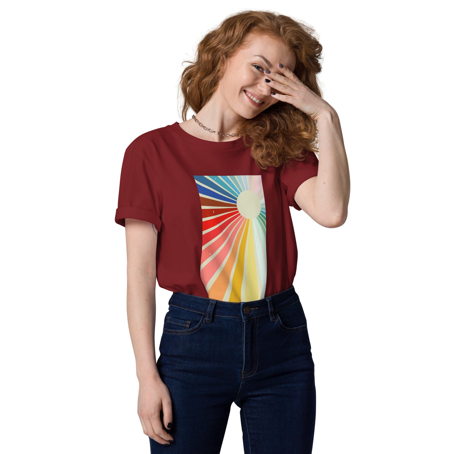 Sonne. // Unisex-Bio-Baumwoll-T-Shirt // Print (Front)