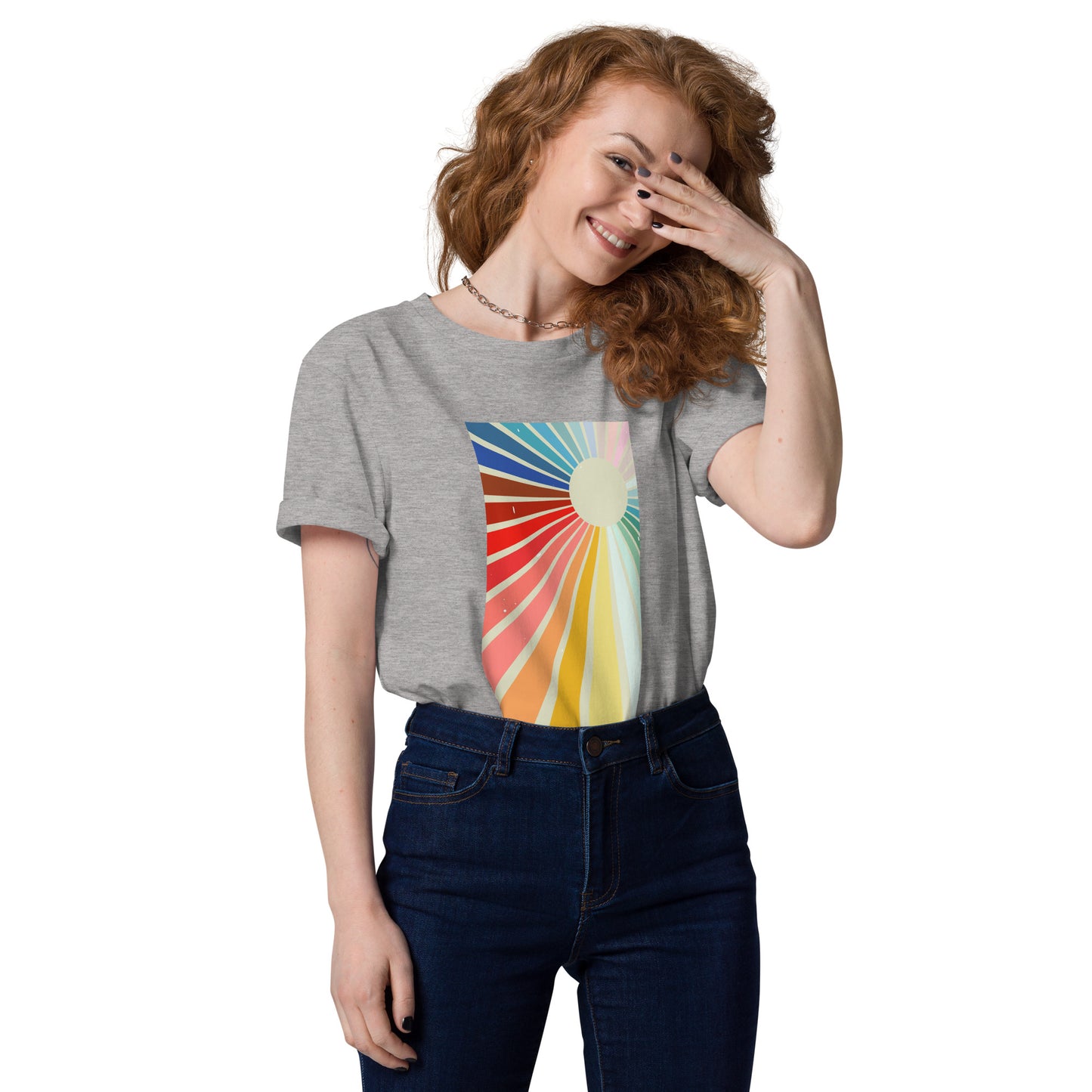 Sonne. // Unisex-Bio-Baumwoll-T-Shirt // Print (Front)