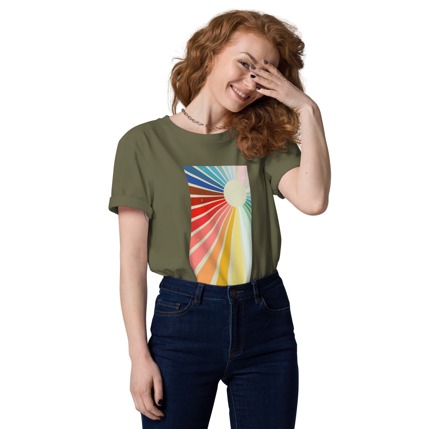 Sonne. // Unisex-Bio-Baumwoll-T-Shirt // Print (Front)