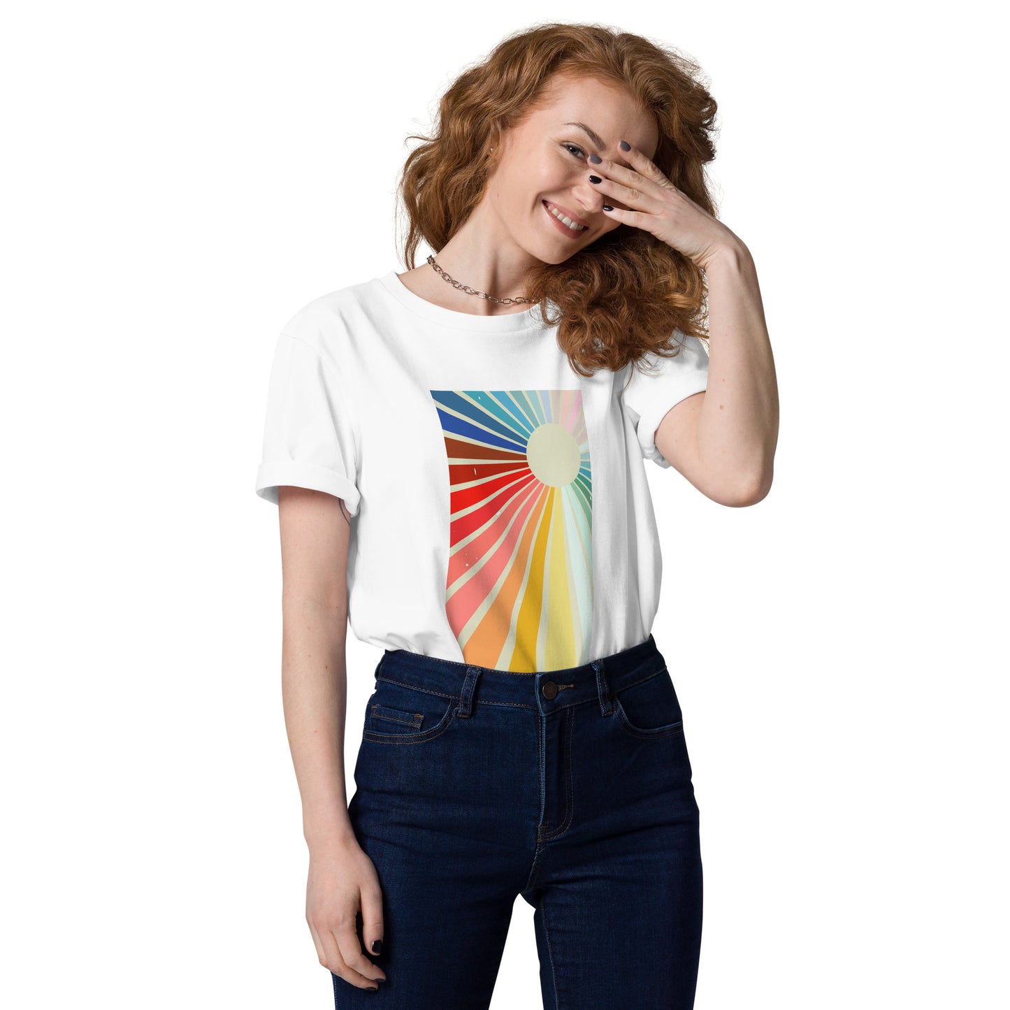 Sonne. // Unisex-Bio-Baumwoll-T-Shirt // Print (Front)